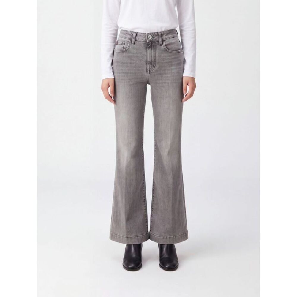 Jacob Cohen Women Jacob Cohen High-Waisted Flare Jeans In Cotton Denim